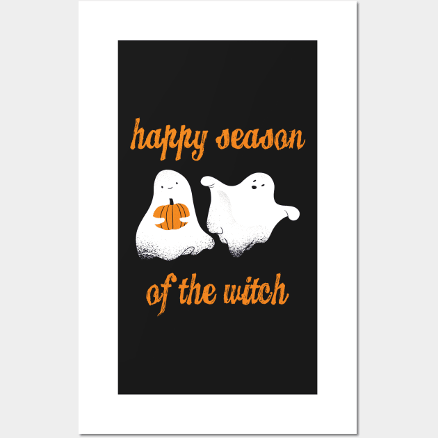 Happy Season Of The Witch Wall Art by Mographic997